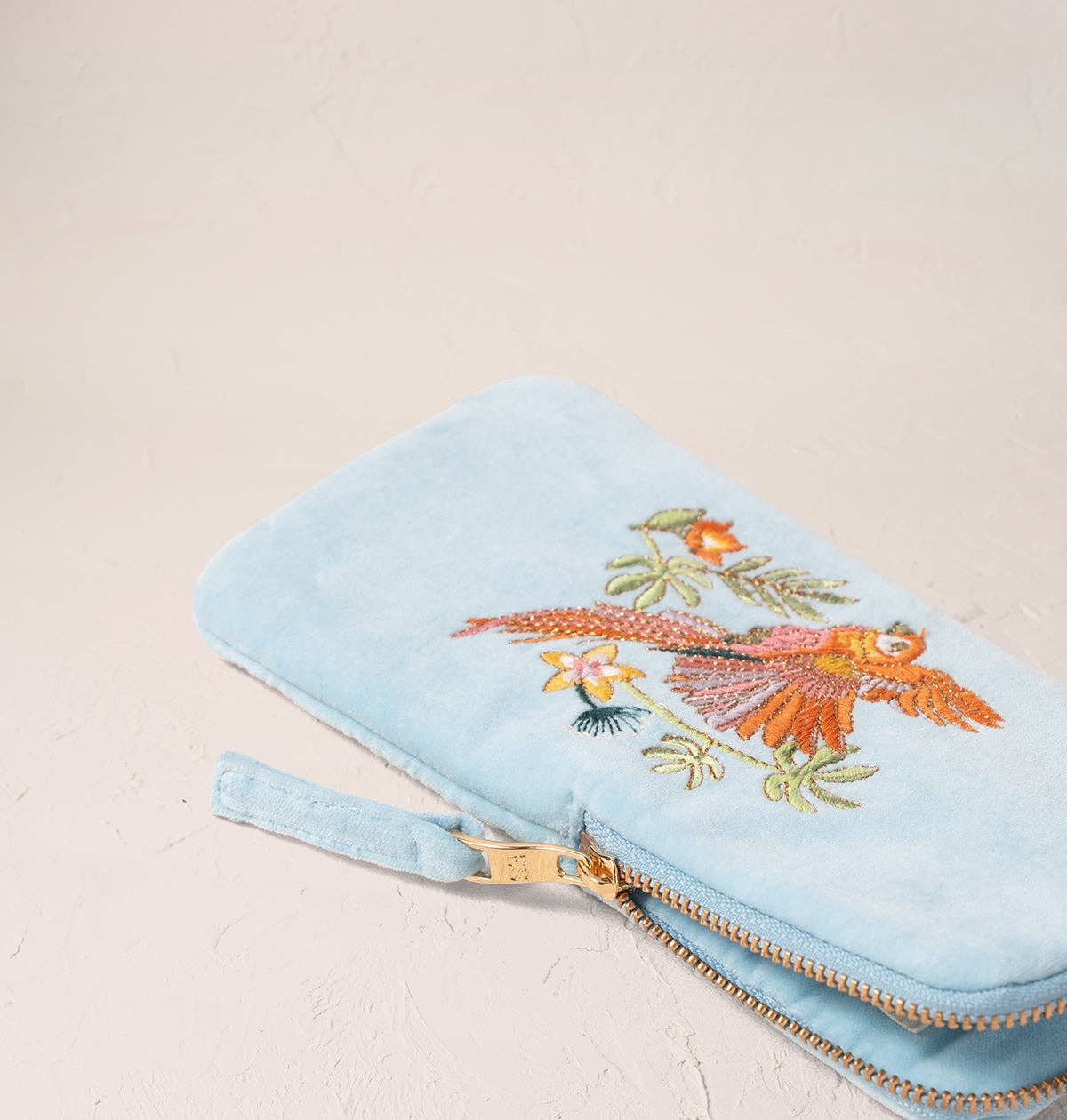 Elizabeth Scarlett Flying Parrots Glasses Case