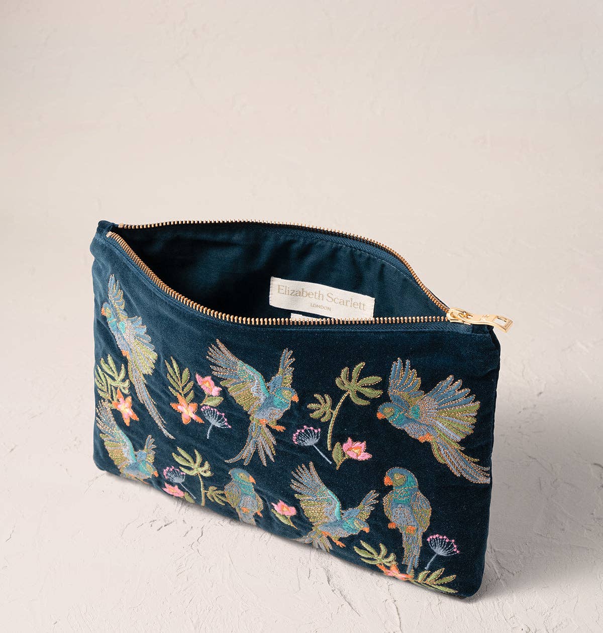 Elizabeth Scarlett Flying Parrots Everyday Pouch