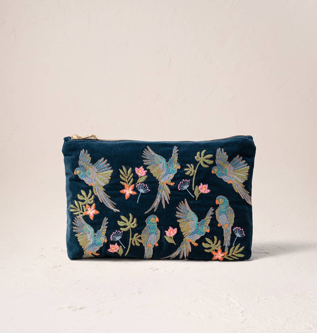 Elizabeth Scarlett Flying Parrots Everyday Pouch