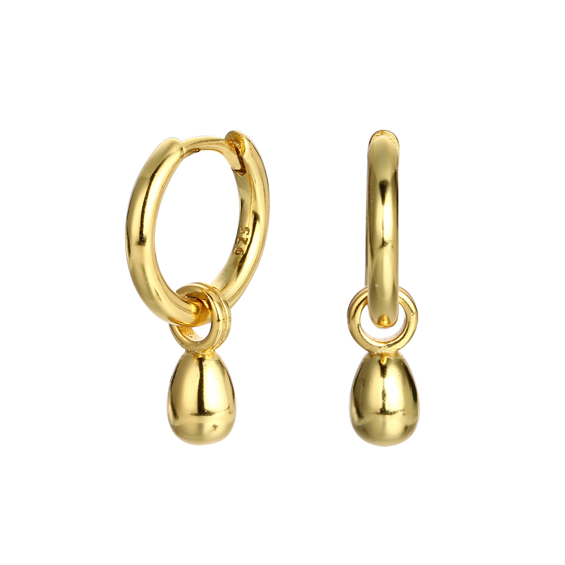 Teardrop Hoop Earrings