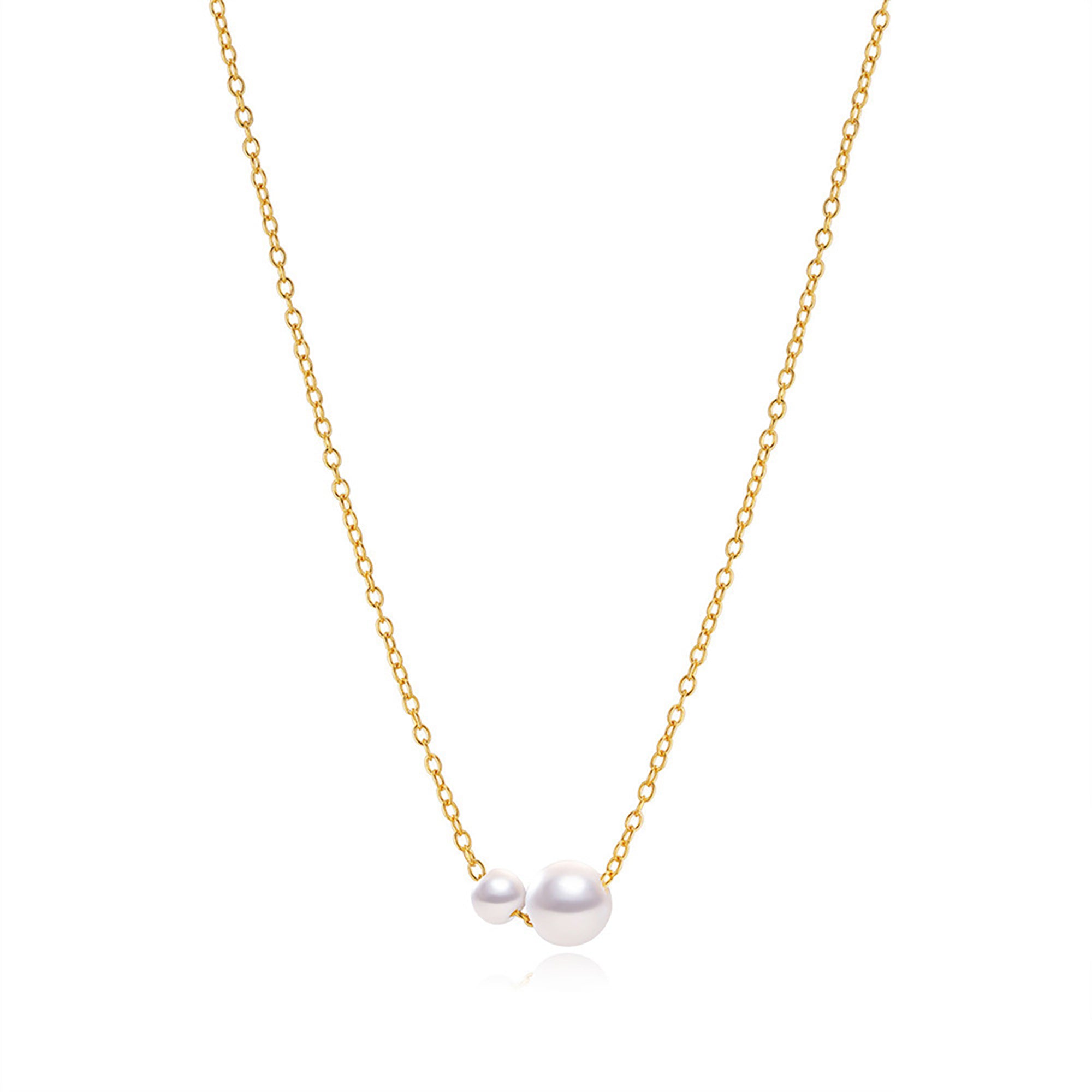 Twin Pearl Necklace